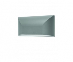 BLOC EXT  LED Wall Lamp - Silver - Click for more info